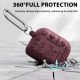 Airpods Pro 3 Embossed Floral Earphone Case