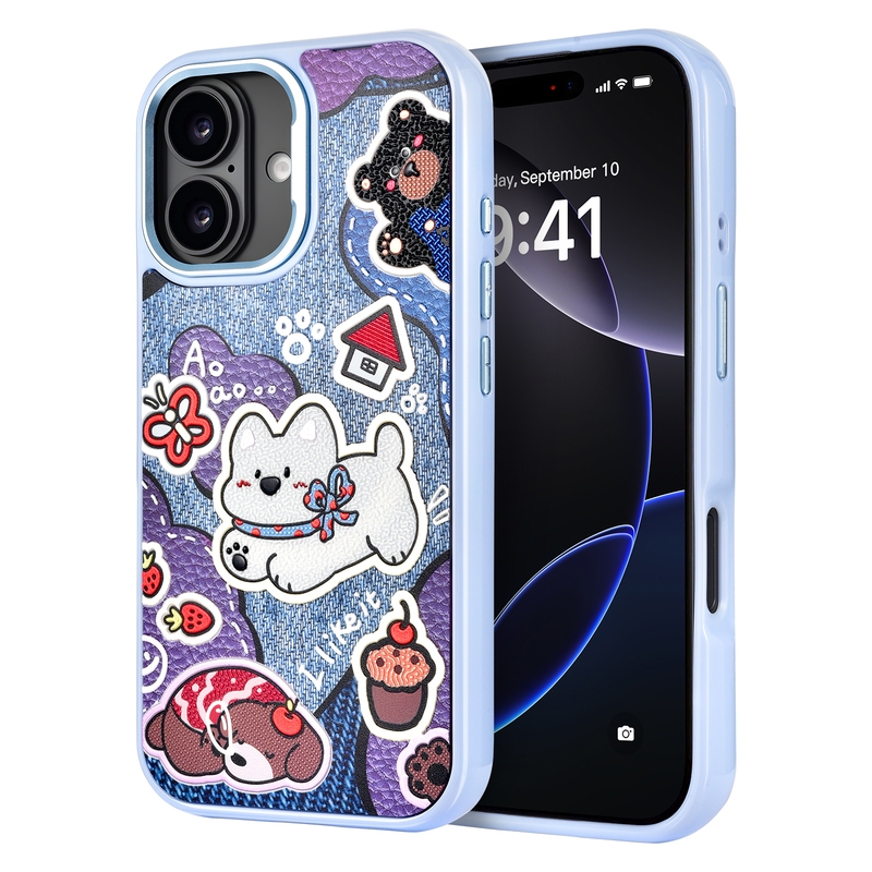 Cute cartoon-style phone case