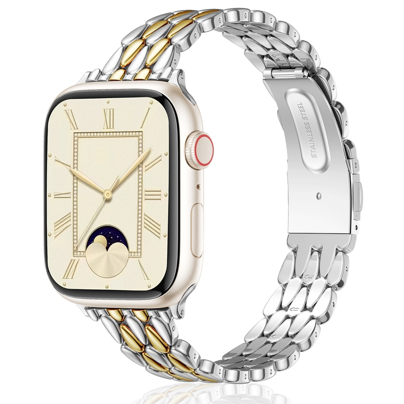 Interjin stainless steel watch strap