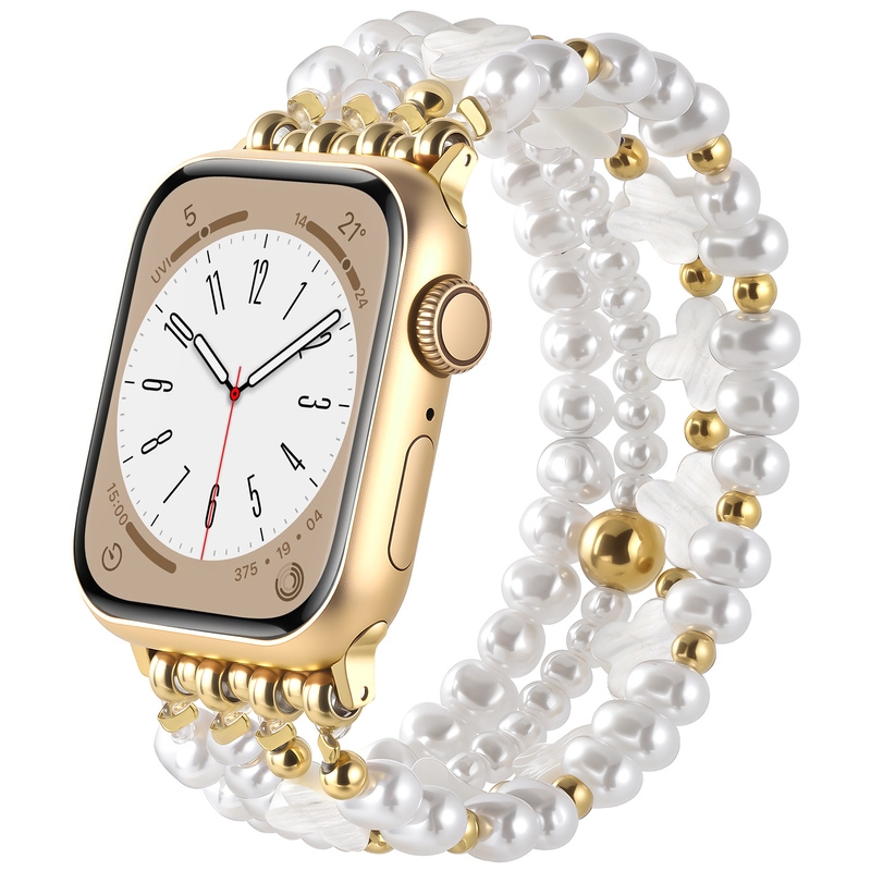 Four-leaf clover jewelry watch strap