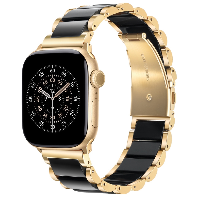 Alloy resin watch strap