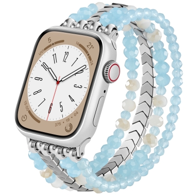 AP Style Arrow Beads Watch Bracelet blue