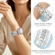 AP Style Arrow Beads Watch Bracelet blue