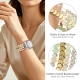 AP Style Arrow Beads Watch Bracelet green