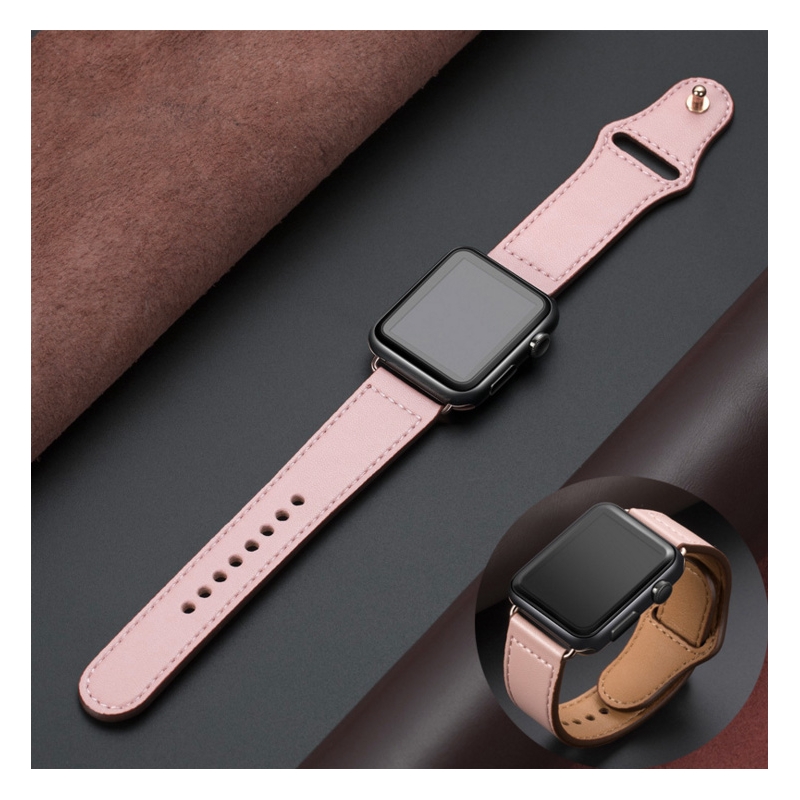 apple genuine leather watch  band-sigle buckle 