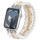 Pearl bead bracelet  band for apple watch band 38mm 42mm 