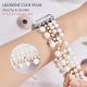 Pearl bead bracelet  band for apple watch band 38mm 42mm 