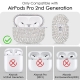 Shinny bling case for airpods 2/1 airpod 3rd, airpod pro 