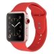 Apple watch band-silicone double buckle