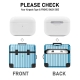 Airpod suitcase luggage TPU PC 3D case