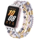 Pink patterned stone for apple watch band