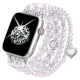 Fashion Pearl Beads band For Women beads bracelet for Apple watch 