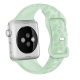 Apple watch silicone laser pattern band-eight style buckle