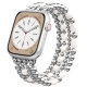 women watch band Beaded Bracelet compatible with apple 38mm/40mm/41mm/42mm/44mm/45mm/49