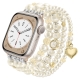 Fashion Pearl Beads band For Women beads bracelet for Apple watch 