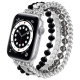 New apple watch band Black crystal beads arrow beads