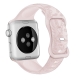 Apple watch silicone laser pattern band-eight style buckle