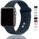 Apple watch band-silicone double buckle