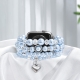 Fashion Pearl Beads band For Women beads bracelet for Apple watch 