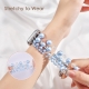 Fashion Pearl Beads band For Women beads bracelet for Apple watch 