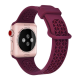 Apple watch band Triangular hollow silicone monochrome